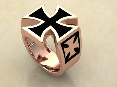 men ring 3D print model purchase