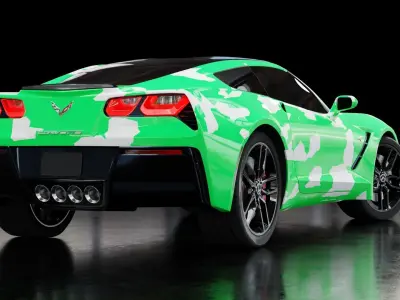corvette stingray 3D model