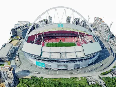 Wembley Stadium Low-poly 3D model