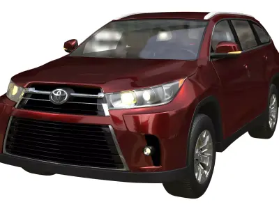 toyota highlander 3D model