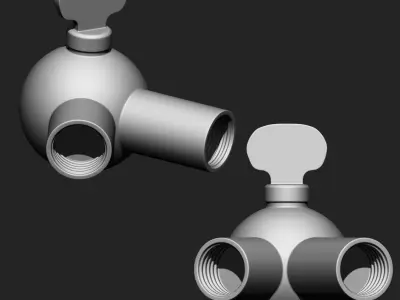 Plumbing Parts IMM Brush Pack 15 in One Vol 5 3D model