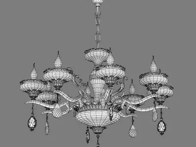 695082 Melagro Osgona Chandelier 3D model