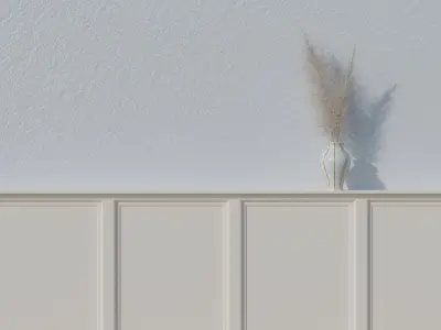 Wall Partition for your interior Low poly 16 3D model