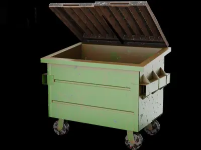 trash can Free 3D model