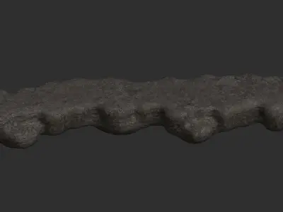 Rock Walkway 1 - Base Free low-poly 3D model