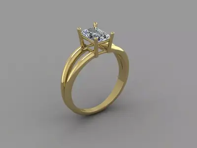 Rings 3D print model 20