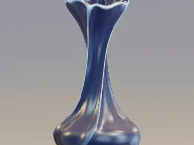 Vase 02 3D model purchase
