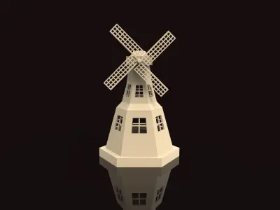 Windtower Toy Free 3D print model