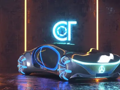 Mercedes Benz Vision Avtr Concept 2020 3D model