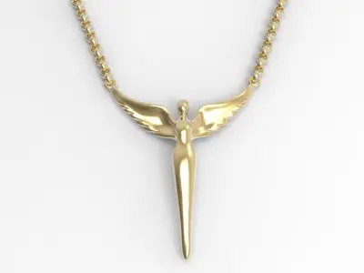 Angel Necklace 3D print model