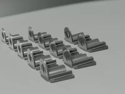 550 Rc Motor mounts Various Angles 3D print model