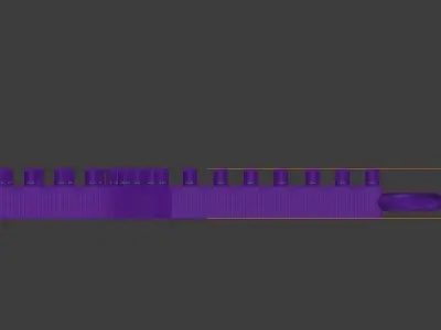 Diamond Lower Case H Pendant Gold Silver Gemstone Jewelry 3D print model