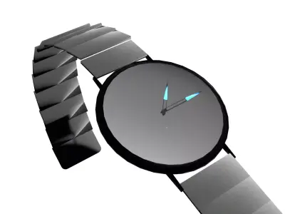 BDV Silver Limited Edition Watch 3D Free 3D model