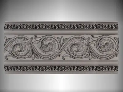 Arabian molding 3D model