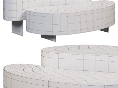 Adalia Coffee table by Marcopoloimports 3D model