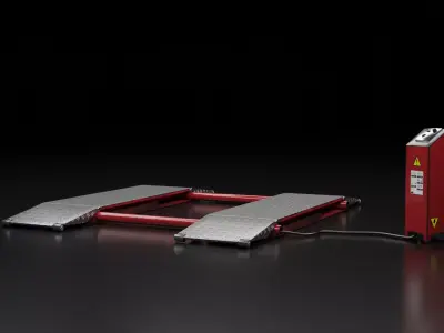 Vehicle Lifter Low-poly 3D model