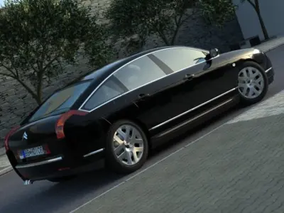 Citroen C6 2007 3D model