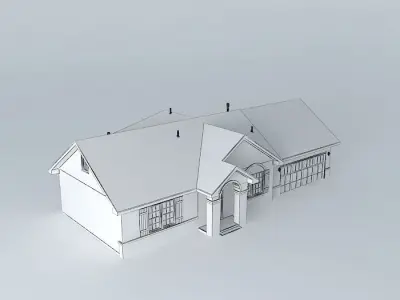1 Floor House Free 3D model