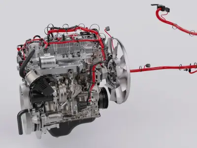 Automotive Engine 3D model