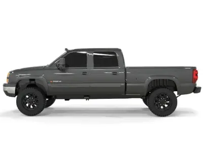 Chevrolet Silverado 2006 Lifted Truck  3D model