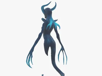 Siren Low-poly 3D model