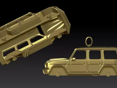 Mercedes G-Class SUV Pendant 3D Model 3D print model purchase