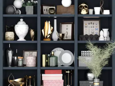 Set 129 shelf 3D model