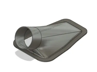 Two and a half Inch Naca Duct Intake 3D print model