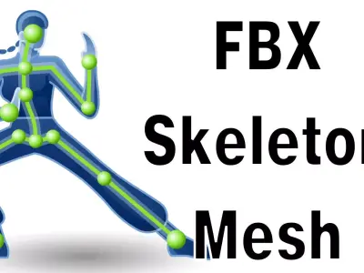 Skeletal Mesh Deform FBX EXPORER Houdini Asset 3D model