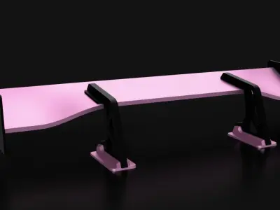 RC Drift Wing 3D print model 3D print model