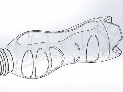 Bottle concept 3 Free 3D model