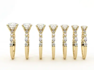 Versailles Diamond Ring 3D print model