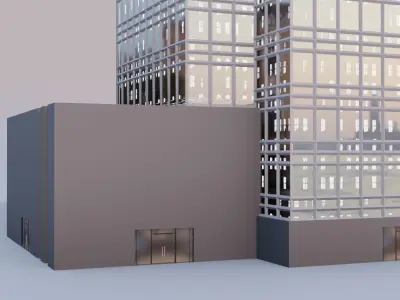 Building Low Poly modal Low-poly 3D model