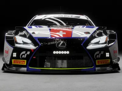 Lexus RC F GT3 3D model