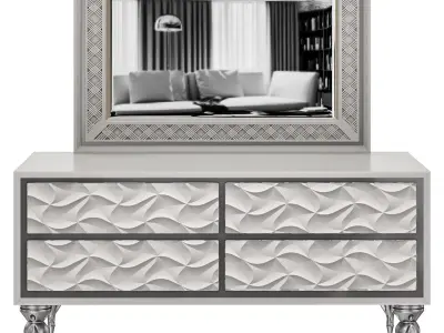 Viola dresser by elve luxury 3D model