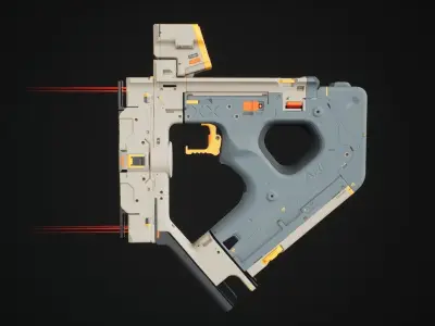 Plasma Cutter Low-poly 3D model