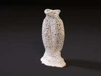 Fish Sculpture Vase 3D print model