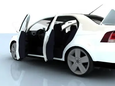 Volkswagen Voyage 2012 3D model