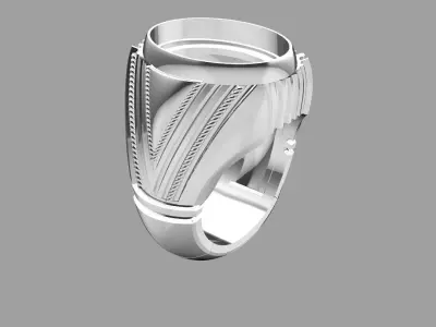 gem ring  3D print model