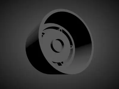 Rotiform CHD-T scalable and Printable rim 3D print model