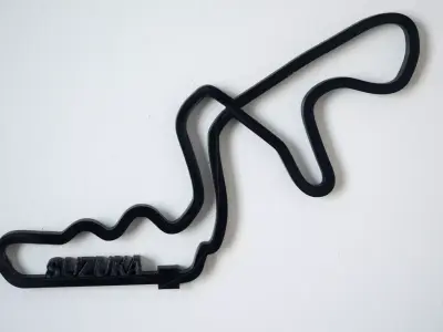Suzuka F1 Racing Track 2025 3D print model