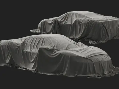 Sportcar Cover Collection 3D model