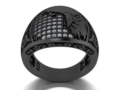 eagle ring 3D print model