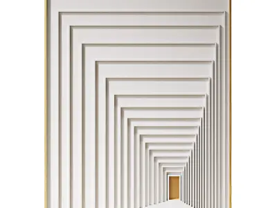 3D Wall Art 001 3D model