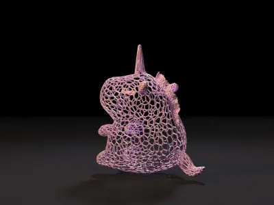 Unicorn figurine 3D print model