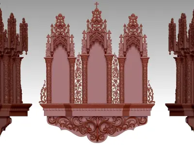 Catholic Altar V3 3D print model