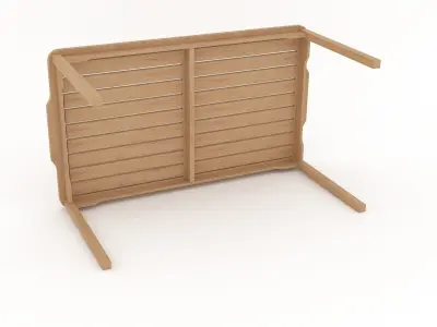 Outdoor Garden Table 3D model
