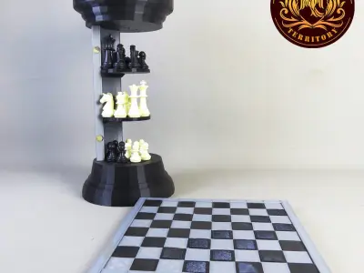 FLEXIBLE CHESS BOARD 3D print model