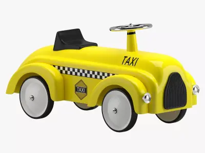 Toy Children Scooter Car 3D model