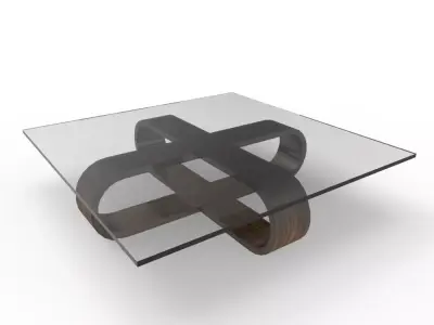 Coffee Table Low-poly 3D model